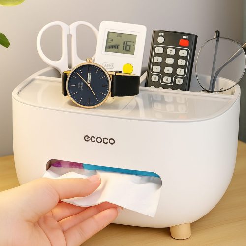 Multifunctional Desk Organizar/ Tissue Box (মাল্টিফাংশনাল টিস্যু বক্স)